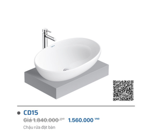 Lavabo Viglacera CD15