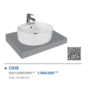 Lavabo Viglacera CD19