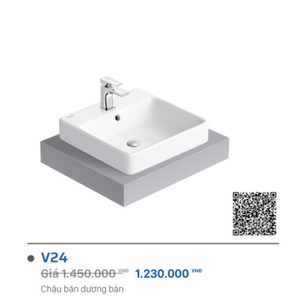 Lavabo Viglacera V24