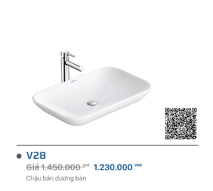 Lavabo Viglacera V28