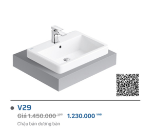 Lavabo Viglacera V29