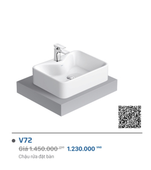 Lavabo Viglacera 72