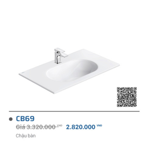 Lavabo Viglacera CB69