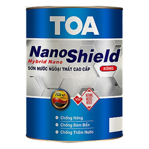 Sơn ngoại thất. Toa NanoShield Siêu Bóng