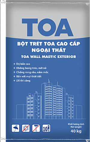 Bột Toa Wall Mastic Ngoại Thất