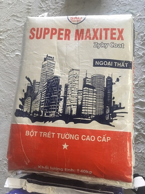 Bột trét tường Supper Maxitex ngoại thất